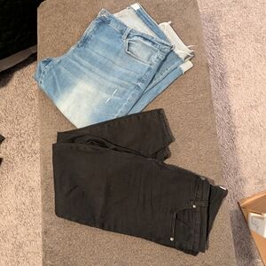 pistola Light Blue Denim Jeans with White Label